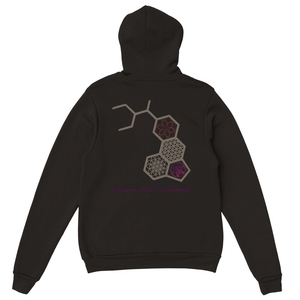 LSD Molecule Flower Of Life Trippy Hoodie