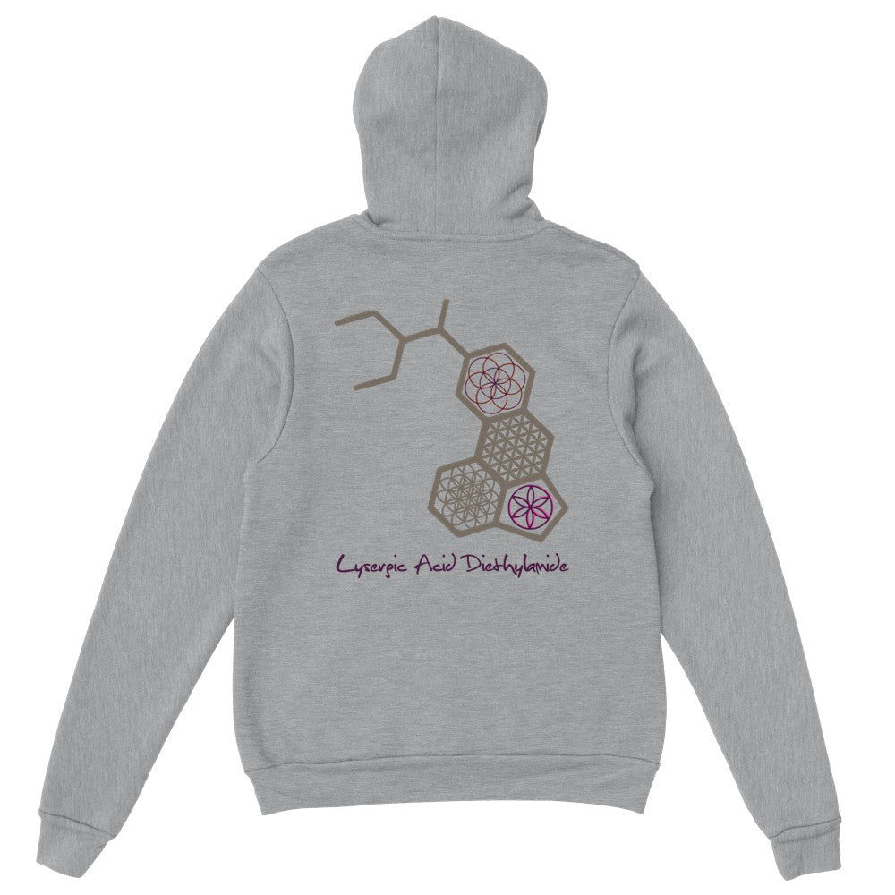 LSD Molecule Flower Of Life Trippy Hoodie