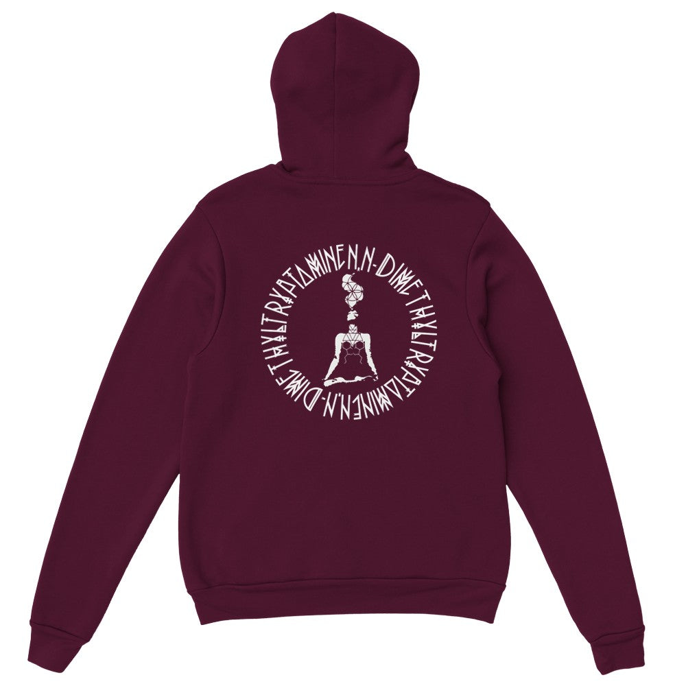 DMT Trip Hoodie | Psychonaut Trippy Wear |  N,N Dimethyltryptamine Molecule