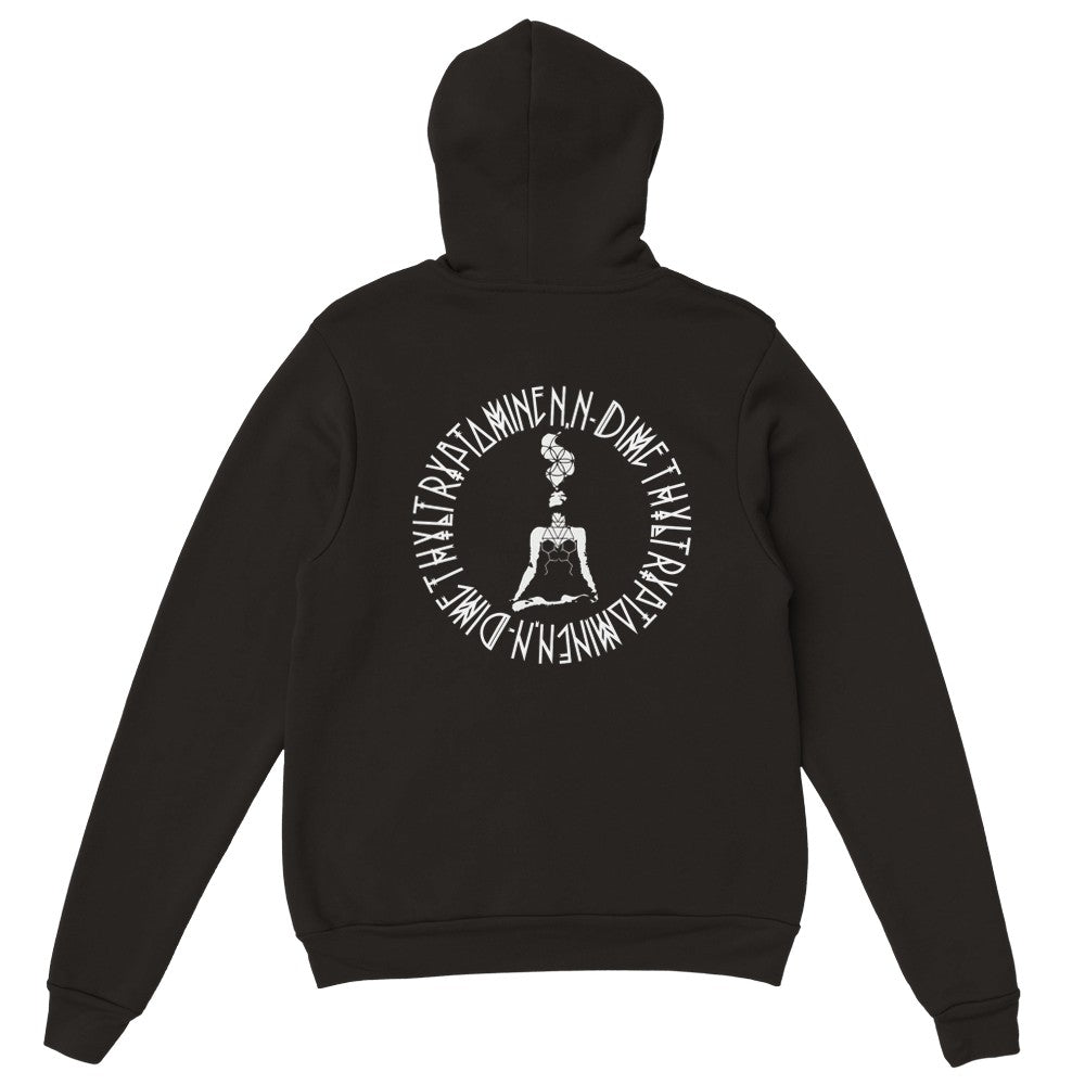 DMT Trip Hoodie | Psychonaut Trippy Wear |  N,N Dimethyltryptamine Molecule