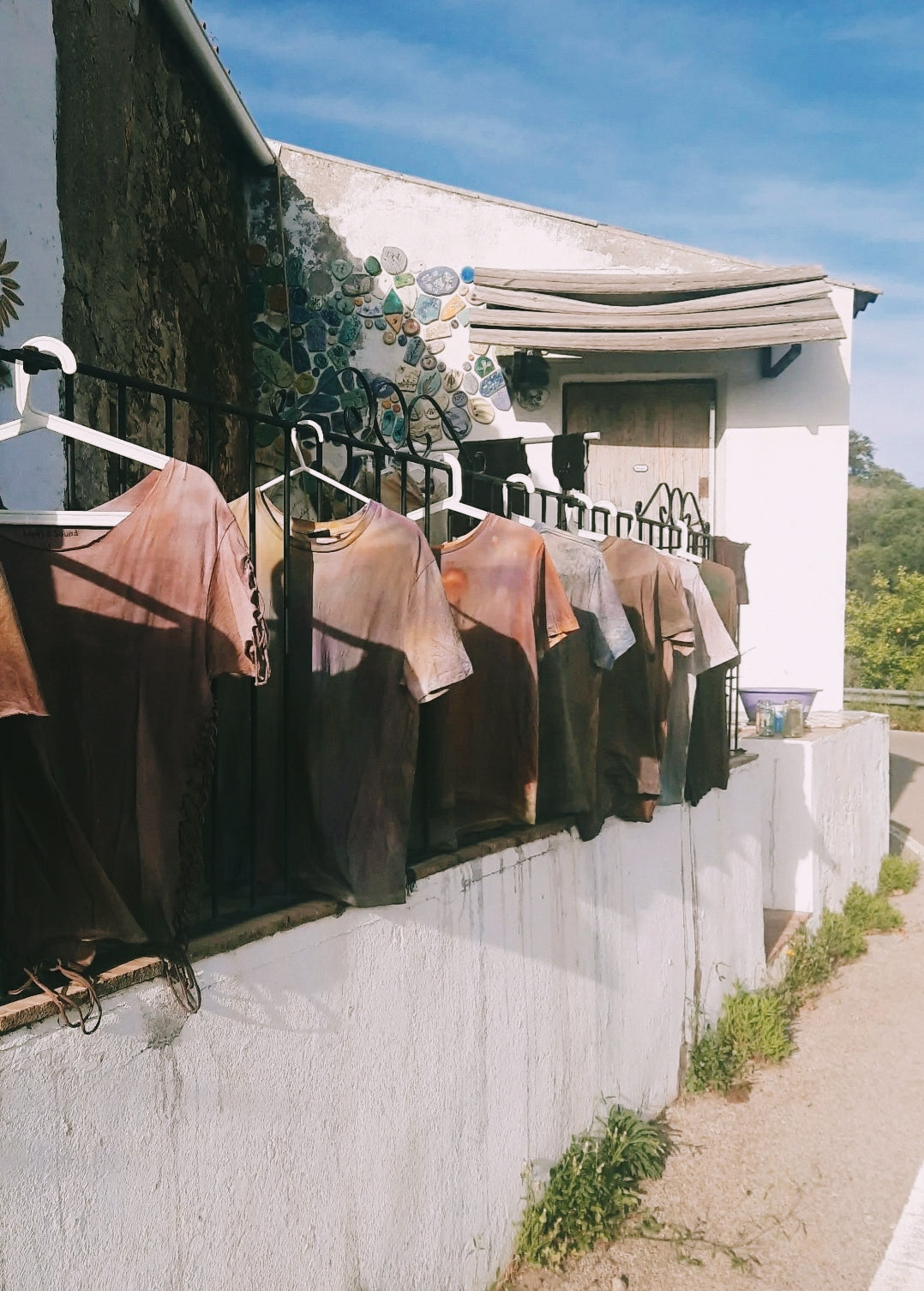 Drying process under the Algarve sun