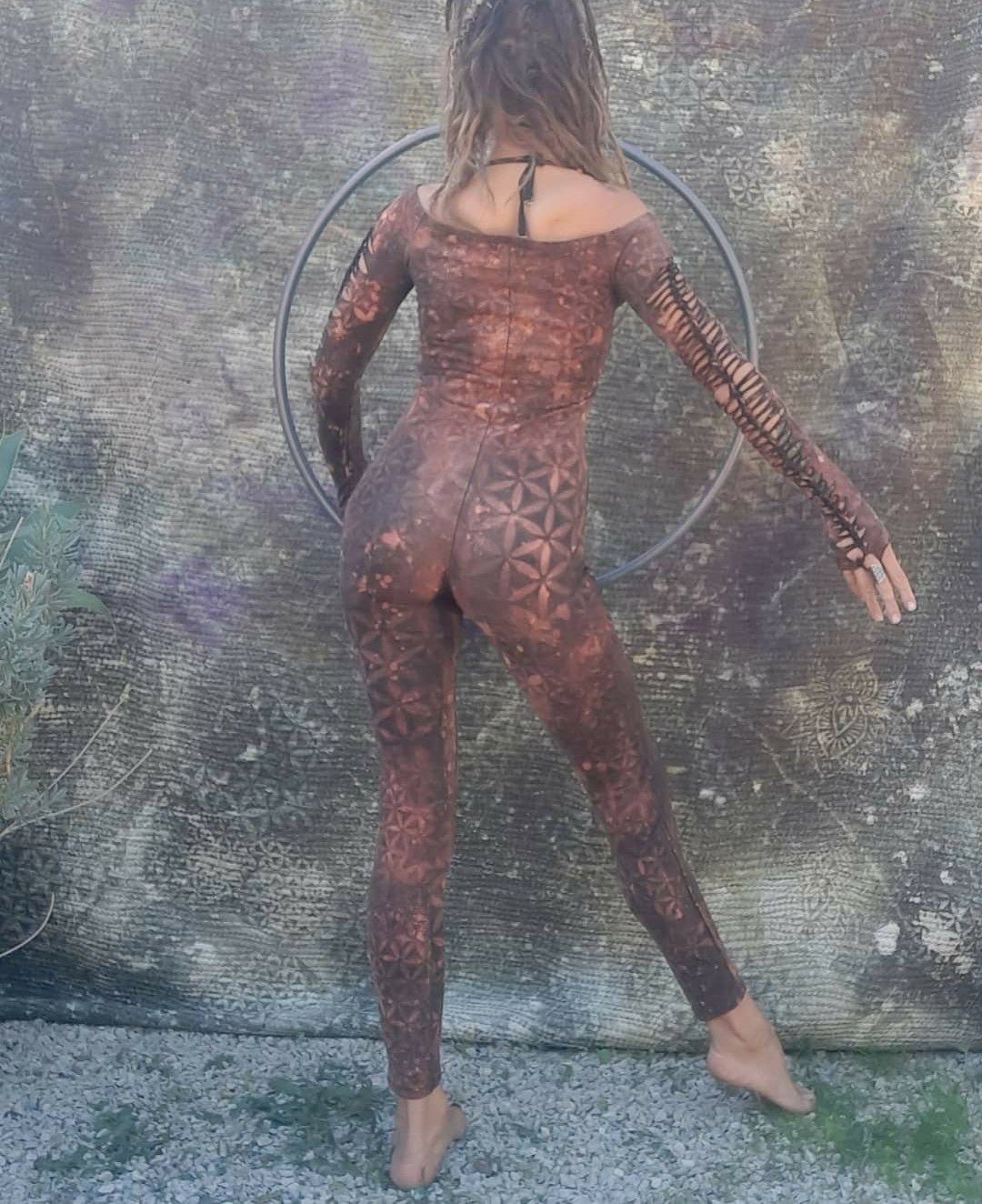 Flower Of Life Body Suit M OOAK