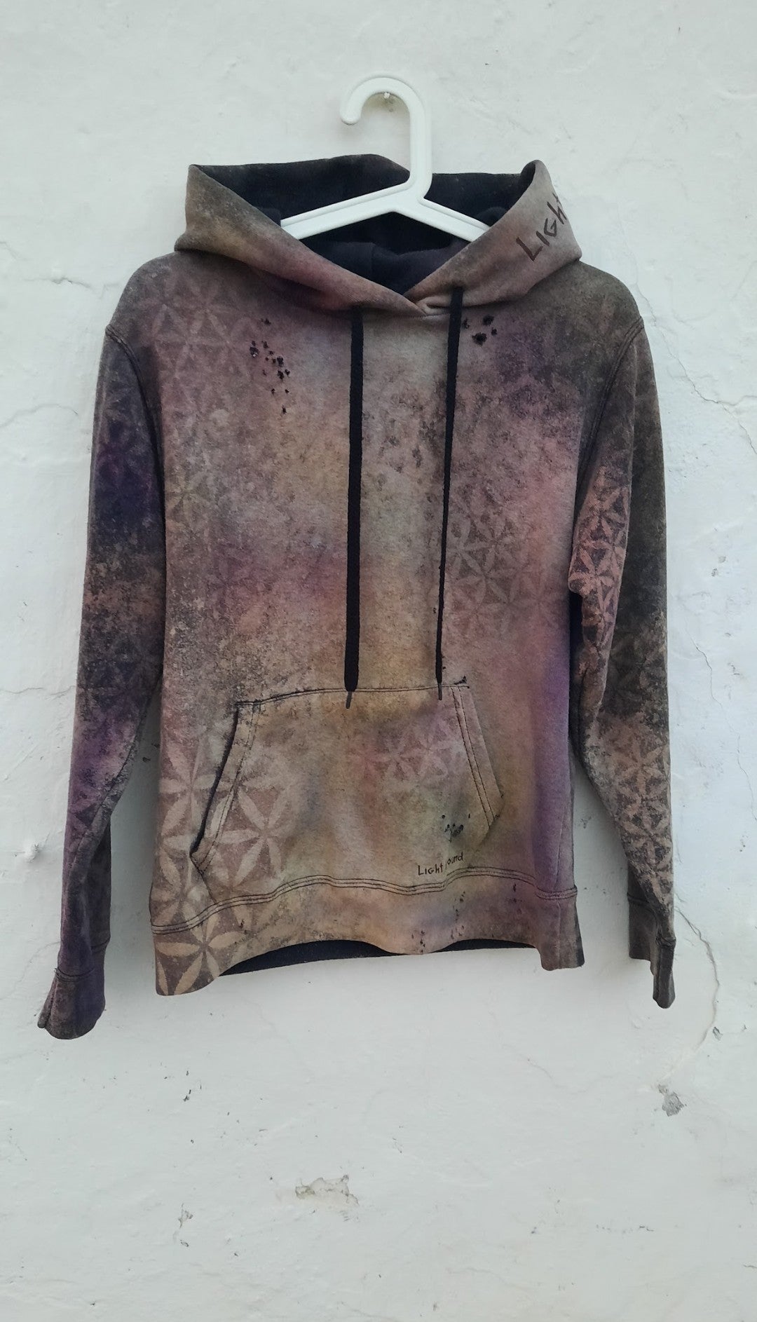 Lotus Flower Of Life Universe Zip Hoodie S/M