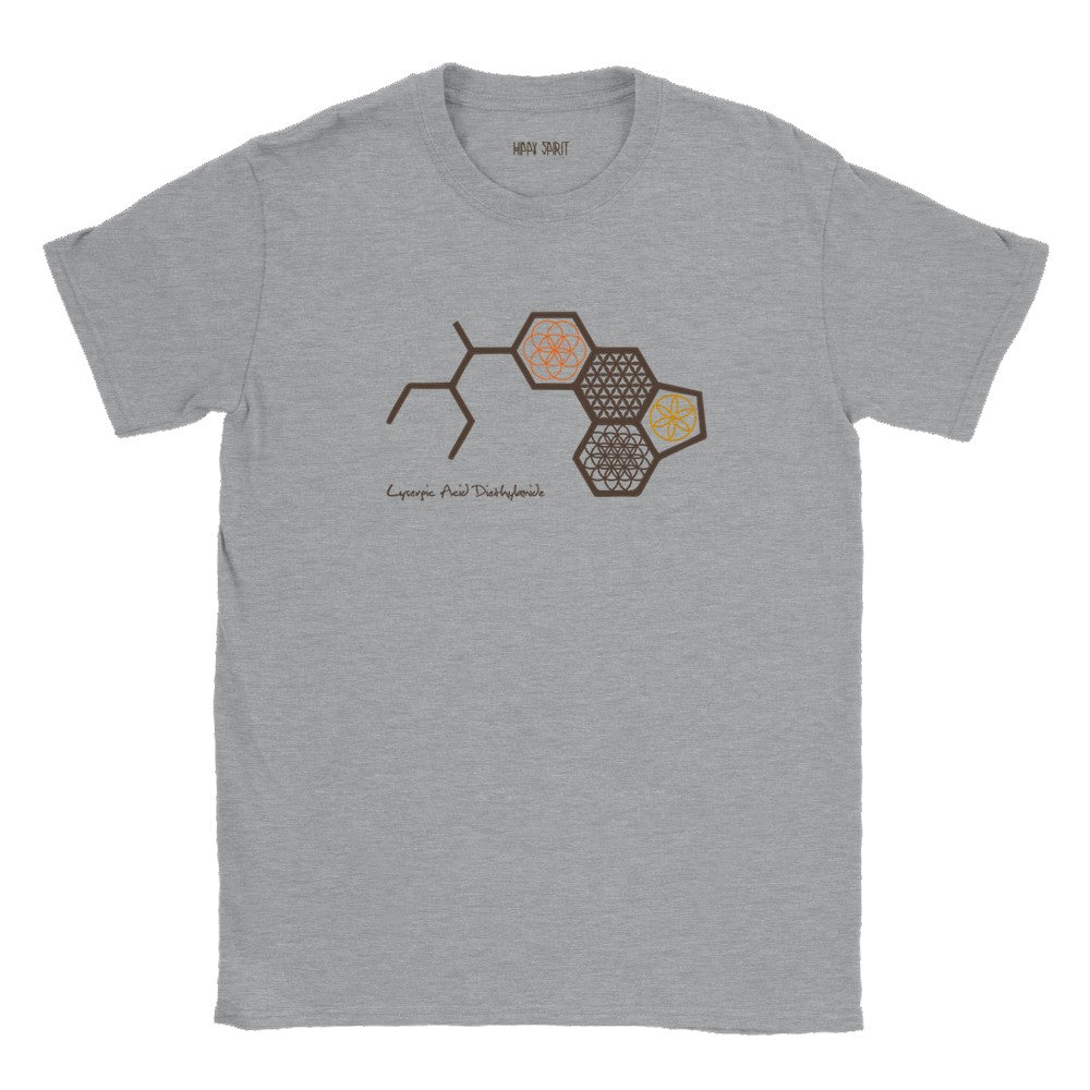 LSD Molecule Flower Of Life T-shirt